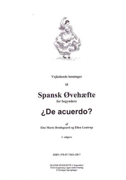 Spansk Øvehæfte for begyndere... Vejl. løsninger